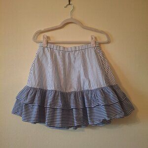J Crew Ruffle Skirt sz 6P